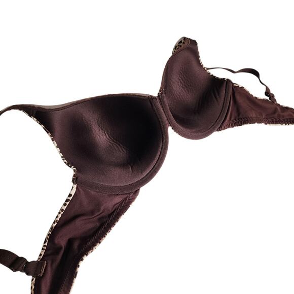 Vanity Fair Womens Flattering Lift Underwire Bra Size 36D Leopard Print 75260 - Picture 6 of 7